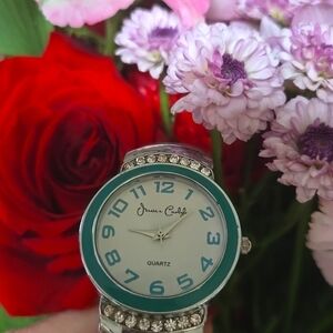 Ladies Watch.  Brand Jessica Carlyle.  Beautiful Teal Color